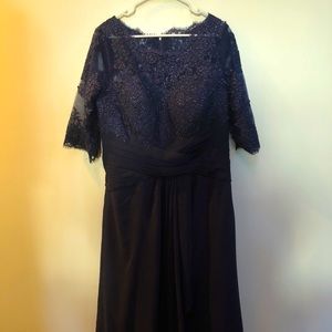 Mother of the Bride Dress, Navy Size 16